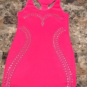 Hot Pink Mini Dress Large
